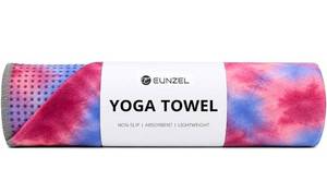 lot 198 image: Eunzel Yoga Towel,Hot Yoga Mat Towel with Grip Dots Sweat Absorbent Non-Slip for Hot Yoga, Pilates and Workout 24 x72 - Retail $0