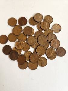lot 148 image: Lot of 30 Wheat Pennies