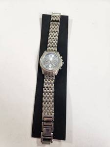 lot 224 image: Multi-dial Chronograph Watch with Crystal-set Bezel and Metal Band