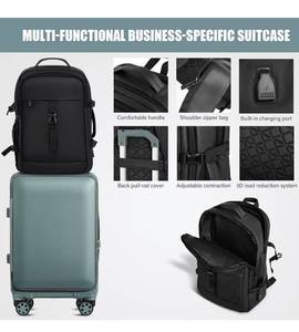 lot 18979 image: TSA Lock PC Hardside Rolling Luggage Travel Bag, Small, Hardside Expandable Luggage with Spinner Wheels - Retail $0