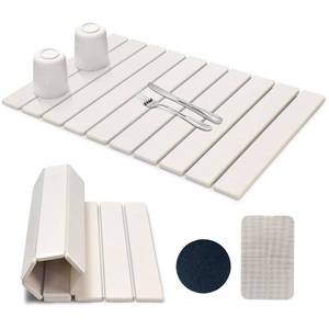lot 18995 image: Bravva Stone Drying Mat for Kitchen Counter, Stone Dish Drying Mat, Quick Dry Stone Mat Kitchen, Drying Stone for Kitchen Counter, Drying Mat for Kitchen Counter, Stone Mat for Kitchen Sink (Grey) - Retail $39