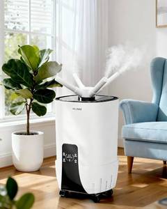 lot 19032 image: Humidifier large room 16L4.2Gal - AILINKE Whole house Humidifier for Home 2000 sq.ft. with 3 Atomizers, Ultrasonic Cool Mist Humidifiers for Bedroom with Extension Tube, White