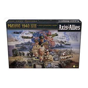 lot 19083 image: Hasbro Gaming Avalon Hill Axis & Allies Pacific 1940 Second Edition WWII Strategy Board Game, with Extra Large Gameboard, Ages 12 and Up, 2-4 Players - Retail $99