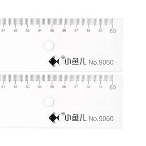 lot 19112 image: HARFINGTON 2pcs Straight Ruler 60cm Metric Clear Measuring Tool for Classrooms Home Office, Transparent - Retail $31