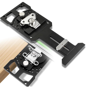 lot 19114 image: GOINGMAKE Adjustable Angle Track Saw Square with -60° to 60° Quick Positive Angle Stop,Guide Rail Square,Protractor,90 Degree Rail Square Guide Compatible with Festool and Makita - Retail $56