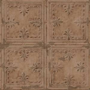 lot 19203 image: Tin Tile Peel and Stick Wallpaper - Retail $29