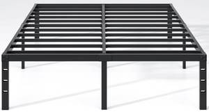 lot 19226 image: NEW JETO Metal Bed Frame,Full Size Bed Frame with Storage Space,12 Inch - Retail $57