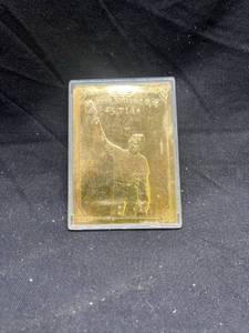 lot 234 image: Nolan Ryan 23 Karat Gold Plated Trading Card