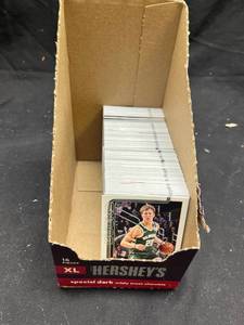 lot 244 image: Large Lot Basketball Trading Cards Topps Prizm 100 Cards