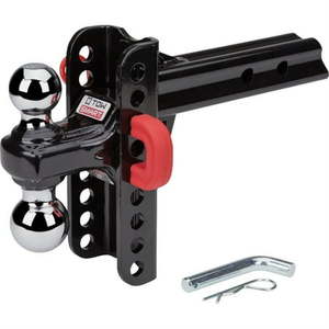 lot 18833 image: Winston Products Towsmart Class V Trailer Hitch Dual Ball Mount- Retail $193