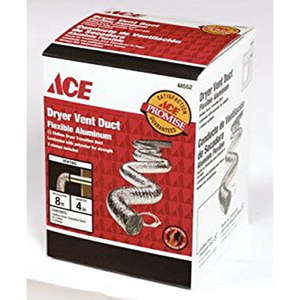 lot 18842 image: Deflecto Dryer Vent Duct 4 x 8ft Aluminum