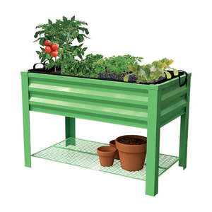 lot 18848 image: Panacea Elevated Garden Planter Box with Stand 83360