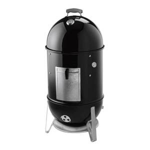 lot 18886 image: Weber Smokey Mountain Cooker 18-Inch Charcoal Smoker 721001- Retail $419