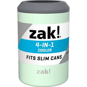 lot 1016 image: Zak Designs 12.5oz Standard Can Cooler - Mint Green - Retail $14