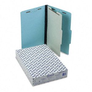 lot 1021 image: Esselte Pendaflex 930025RCP1 Pressboard Classification Folder with 25 Tab Lgl 4-Section BE 10bx - Retail $15