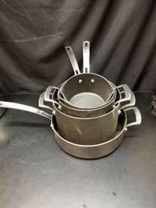 lot 1034 image: Cookware Set 5-Piece Nonstick Pots Pans with Handles - Retail $99