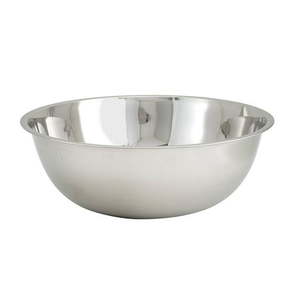 lot 1043 image: Winco MXB-1300Q  13-Quart Stainless Steel Mixing Bowl - Retail $26