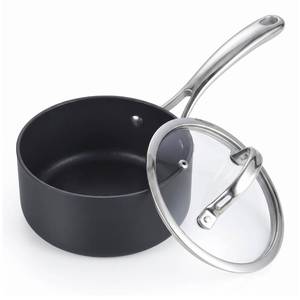lot 1046 image: Cooks Standard 2-Quart Hard Anodized Nonstick Saucepan without Lid - Retail $34
