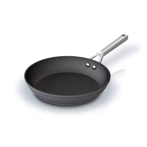 lot 1048 image: Ninja C30026 Foodi NeverStick Premium 10.25 Inch Fry Pan, Hard-Anodized, Nonstick, Durable & Oven Safe to 500°F, Slate Grey - Retail $153