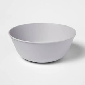lot 1058 image: 114oz Serving Bowl 10 Round & 12pc Mini Bowls Gray - Retail $15