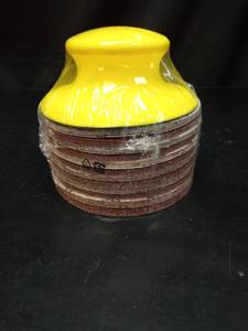 lot 1062 image: Sungold Abrasives 98861 Hand Sanding Block for PSA Stick-On Discs, 6 - Retail $23