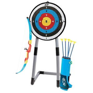 lot 1068 image: NSG Junior Archery Set with Freestanding Target and 5 Suction Cup Arrows - Retail $25