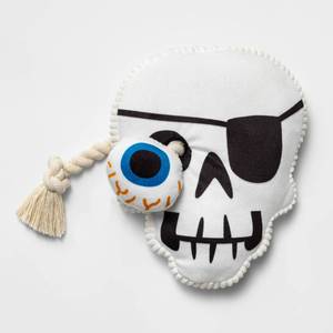 lot 1101 image: Halloween Skull Rope Plush Dog Toy - Hyde & EEK Boutique