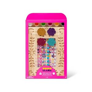 lot 1108 image: Set of 4- Paint-Your-Own D�a de Muertos Picture Frame Kit with Floral Designs - Mondo Llama - Retail $40