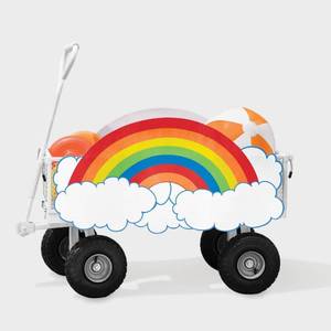 lot 1121 image: Halloween Rainbow Celebration Halloween Wagon Accessory Set - Hyde & EEK Boutique - Retail $15