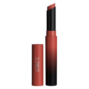 lot 103 image: Maybelline Color Sensational Ultimatte Slim Lipstick Makeup  More Rust  0.06 oz. - Retail $11