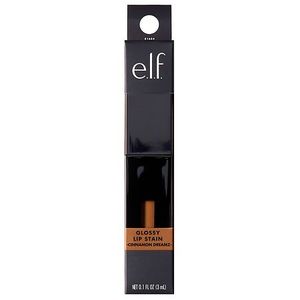 lot 112 image: e.l.f. Glossy Lip Stain - Cinnamon Dreamz - 0.1 fl oz - Retail $7