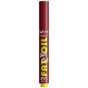 lot 120 image: NYX Professional Makeup Fat Oil Slick Click Tinted Lip Balm - In a Mood - 0.07oz Moisturizing, Brightening, Nourishing - Retail $17