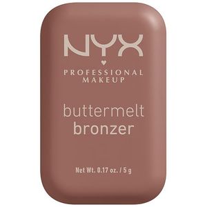 lot 153 image: NYX Professional Makeup Buttermelt Bronzer- 04 Butta Biscuit (Medium Rosy Warm) - 0.17oz Loose Powder, Light Coverage - Retail $16