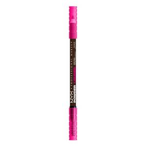 lot 155 image: NYX Professional Makeup Powder Louder Brow Pencil - Deep Brown - 0.13oz Eyebrow Enhancement, Finish - Retail $8