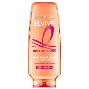 lot 158 image: LOreal Paris Elvive Dream Lengths Conditioner for Long & Damaged Hair - 13.5 fl oz Paraben-Free, Contains Vitamin B, Cream Formula - Retail $7