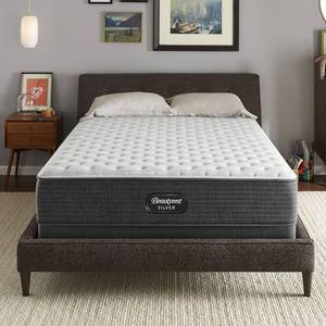 lot 109 image: $949 Beautyrest Silver BRS900 12 Medium Firm Queen Mattress Made in the USA