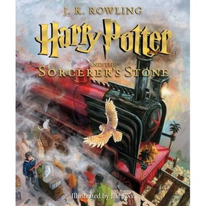 lot 128 image: Harry Potter and the Sorcerers Stone (Illustrated edition) (Hardcover)