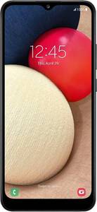 lot 134 image: Tracfone Samsung Galaxy A02s Prepaid Smartphone (Locked) - Black - 32GB