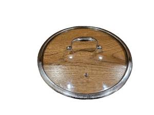 lot 258 image: HexClad 12 Tempered Glass Lid, Steam Vented, Dishwasher Safe  Oven Safe up to 450 F, Stay-Cool Handle