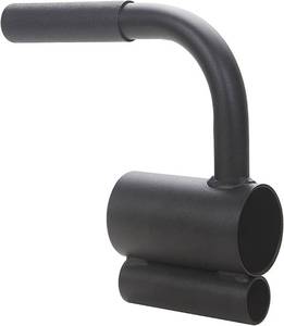 lot 2222 image: A-KARCK T Bar Row Handle with Rubber Grip, Black Powder Coating Landmine Handle Fits 1 and 2 Olympic Bars to Build Back Arm Shoulder Muscles