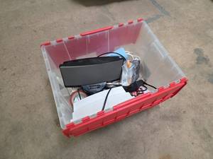 lot 7013 image: Audio Speaker System with Power Supply and Cables