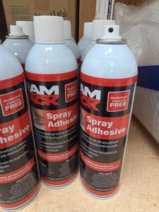 lot 7133 image: DAM Spray Adhesive Cans (12 oz) Methylene Chloride Free �� Lot of 11
