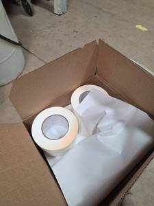 lot 7138 image: White Packaging Tape 72mm x 55m 16 Rolls