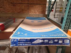 lot 7141 image: Metalux LED 2 x 4 Recessed Troffer
