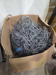 lot 7192 image: Box of Wire HooksFasteners (Bulk Lot)
