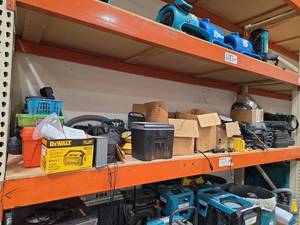 lot 7204 image: Shelf Contents Tools, Speakers, Hydrometers & More