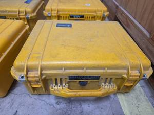 lot 7215 image: Pelican 1550 Protective Equipment Case Yellow