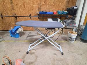 lot 7241 image: Household Ironing Board w Pad and Cord