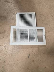 lot 7247 image: White HVAC Supply Air Vents Register Grilles Lot