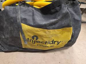 lot 7267 image: Injectidry Systems Inc Duct Cleaning Hose and Carrying Bag